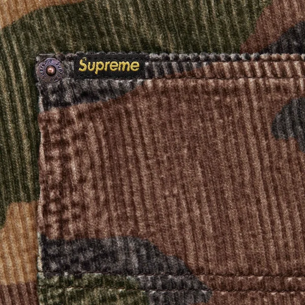 Supreme Wide Wale Corduroy Painter Pant - Woodland Camo (front)