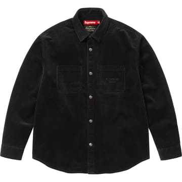 Supreme Wide Wale Corduroy Snap Shirt