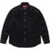 Supreme Wide Wale Corduroy Snap Shirt - Black (front)