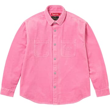 Supreme Wide Wale Corduroy Snap Shirt