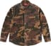 Supreme Wide Wale Corduroy Snap Shirt - Woodland Camo (front)