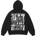 Supreme Wild Embroidered Hooded Sweatshirt - Black (front)