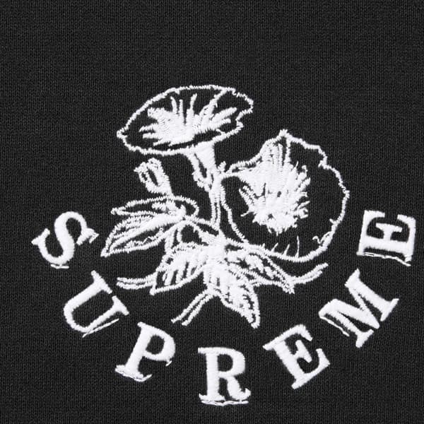 Supreme Wild Embroidered Hooded Sweatshirt - Black (front)