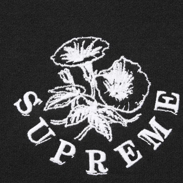 Supreme Wild Embroidered Hooded Sweatshirt - Black (front)