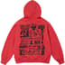 Supreme Wild Embroidered Hooded Sweatshirt - Burnt Red (front)