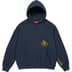 Supreme Wild Embroidered Hooded Sweatshirt - Navy (front)