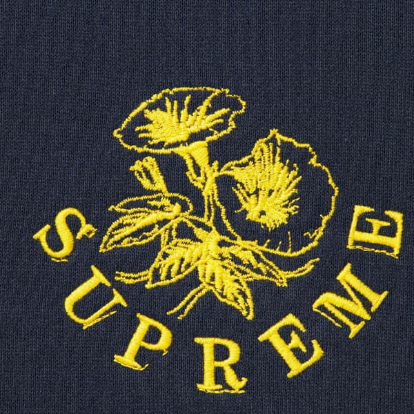 Supreme Wild Embroidered Hooded Sweatshirt - Navy (front)