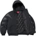 Supreme Wildcat Sideline Puffer Jacket - Black (front)