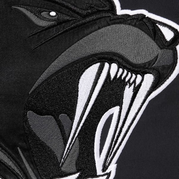 Supreme Wildcat Sideline Puffer Jacket - Black (front)