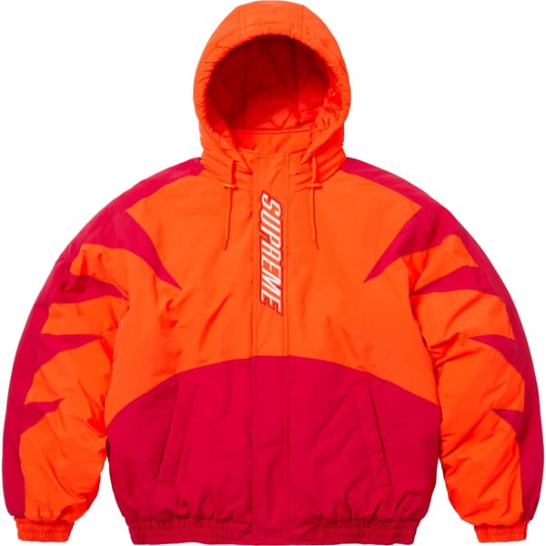 Supreme Wildcat Sideline Puffer Jacket - Orange (front)