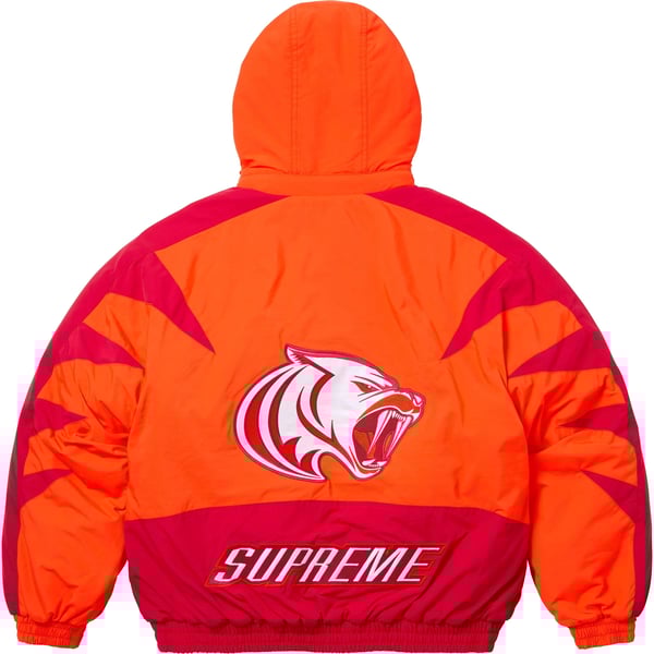 Supreme Wildcat Sideline Puffer Jacket - Orange (front)