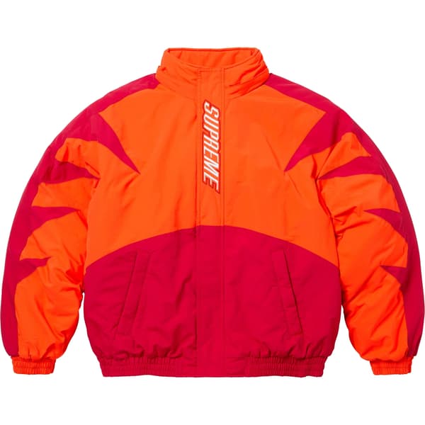Supreme Wildcat Sideline Puffer Jacket - Orange (front)