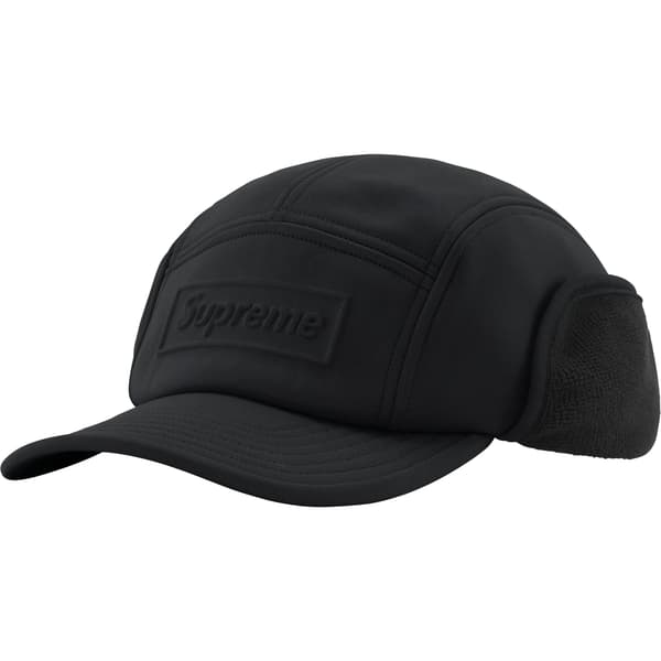 Supreme WINDSTOPPER Earflap Camp Cap - Black (front)