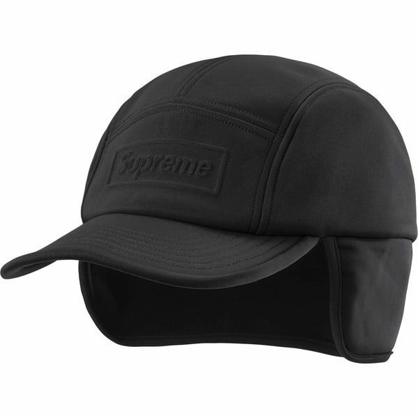 Supreme WINDSTOPPER Earflap Camp Cap - Black (front)