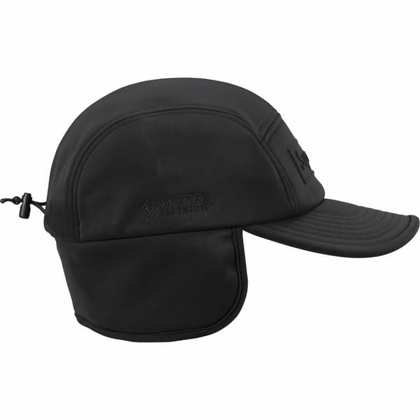 Supreme WINDSTOPPER Earflap Camp Cap - Black (front)