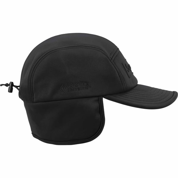 Supreme WINDSTOPPER Earflap Camp Cap - Black (front)