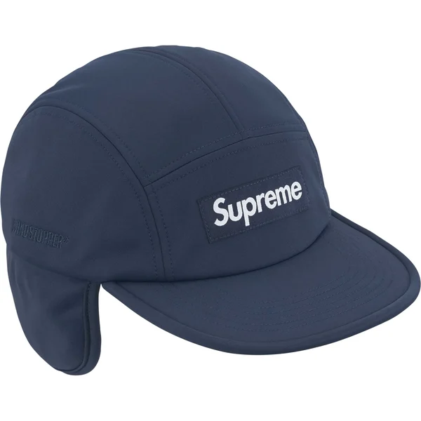 Supreme WINDSTOPPER Earflap Camp Cap - Navy (front)