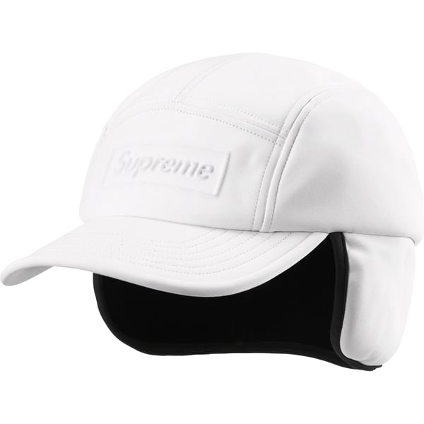 Supreme WINDSTOPPER Earflap Camp Cap - White (front)