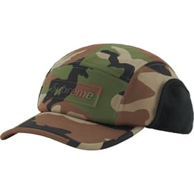 Supreme WINDSTOPPER Earflap Camp Cap Woodland Camo