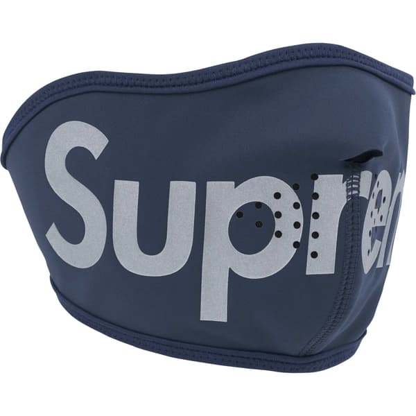 Supreme WINDSTOPPER Facemask - Navy (front)