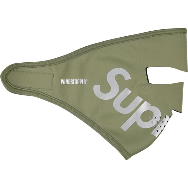 Supreme WINDSTOPPER Facemask - Olive (front)