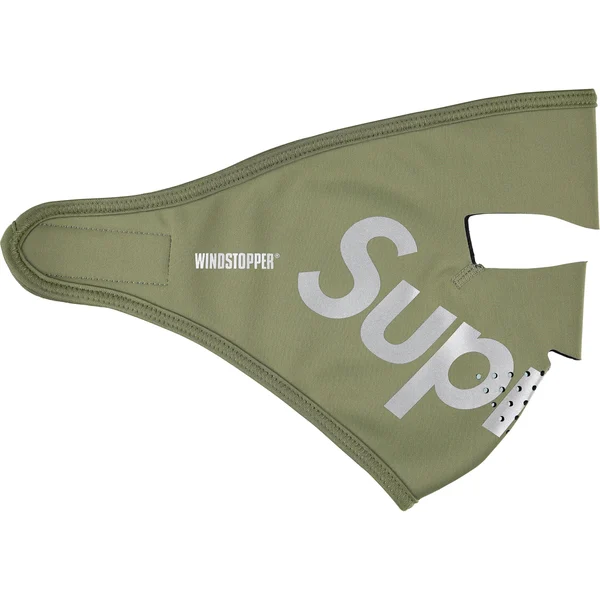 Supreme WINDSTOPPER Facemask - Olive (front)