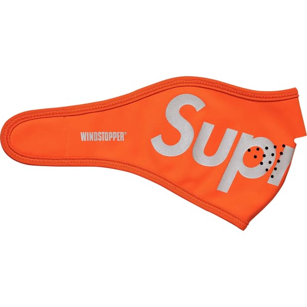 Supreme WINDSTOPPER Facemask - Orange (front)