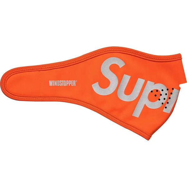 Supreme WINDSTOPPER Facemask - Orange (front)