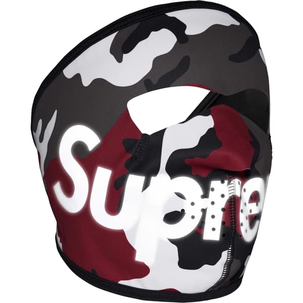 Supreme WINDSTOPPER Facemask - Red Camo (front)