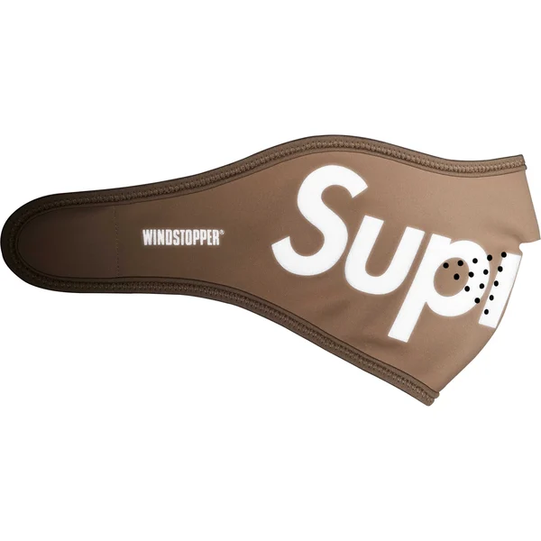 Supreme WINDSTOPPER Facemask - Taupe (front)