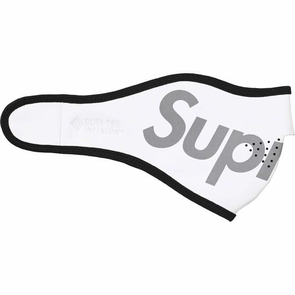 Supreme WINDSTOPPER Facemask - White (front)