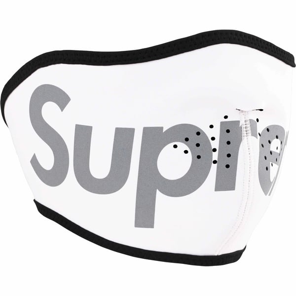 Supreme WINDSTOPPER Facemask - White (front)