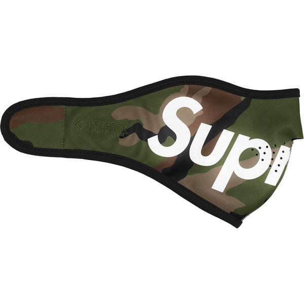 Supreme WINDSTOPPER Facemask - Woodland Camo (front)