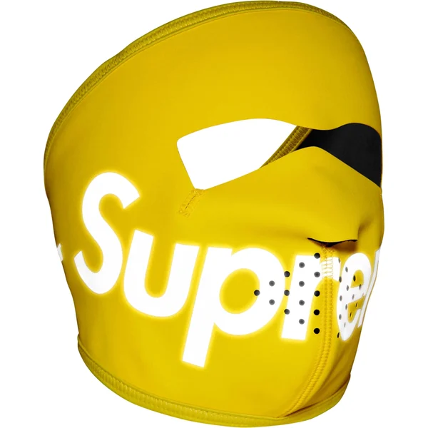 Supreme WINDSTOPPER Facemask - Yellow (front)