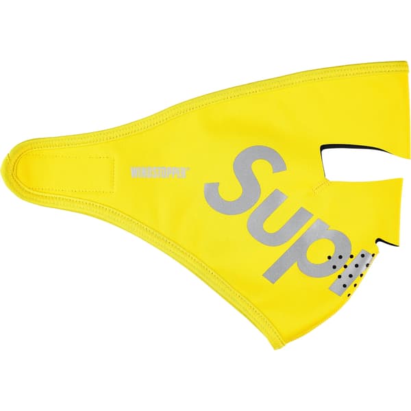 Supreme WINDSTOPPER Facemask - Yellow (front)