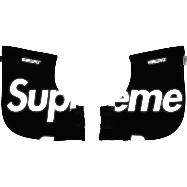 Supreme WINDSTOPPER Handlebar Mitts - Black (front)
