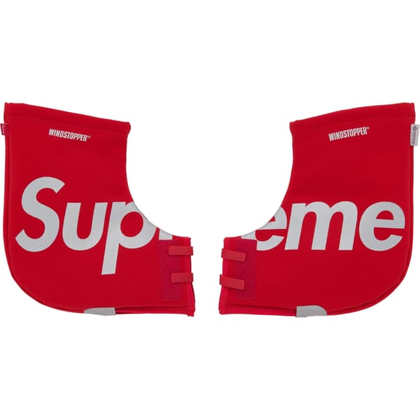 Supreme WINDSTOPPER Handlebar Mitts - Red (front)