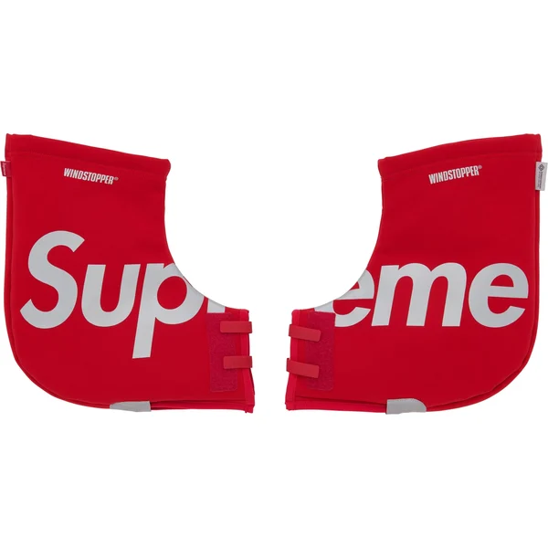 Supreme WINDSTOPPER Handlebar Mitts - Red (front)