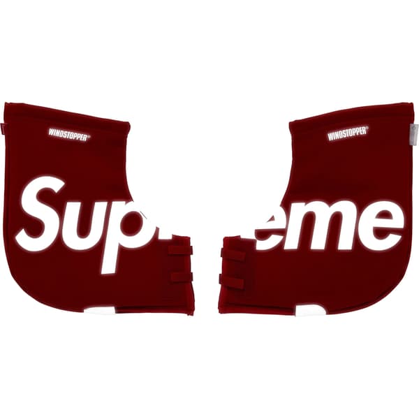 Supreme WINDSTOPPER Handlebar Mitts - Red (front)