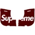 Supreme WINDSTOPPER Handlebar Mitts - Red (front)
