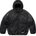 Supreme WINDSTOPPER Insulated Hooded Jacket - Black (front)