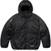 Supreme WINDSTOPPER Insulated Hooded Jacket - Black (front)
