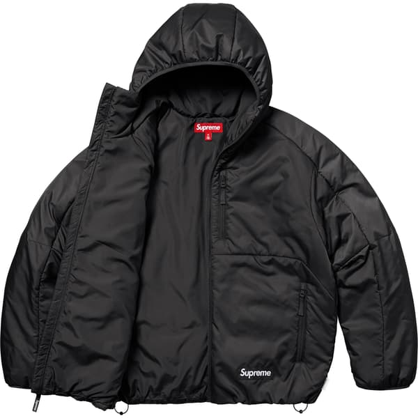 Supreme WINDSTOPPER Insulated Hooded Jacket - Black (front)