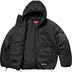 Supreme WINDSTOPPER Insulated Hooded Jacket - Black (front)