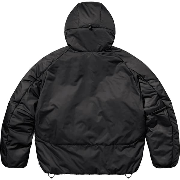 Supreme WINDSTOPPER Insulated Hooded Jacket - Black (front)