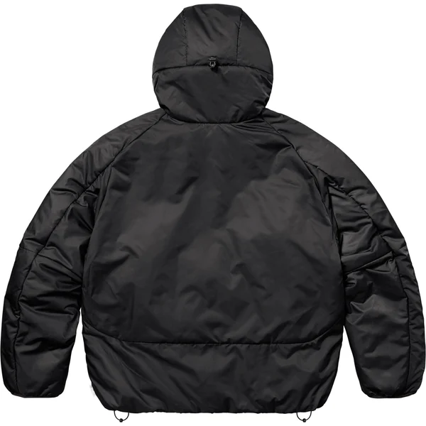 Supreme WINDSTOPPER Insulated Hooded Jacket - Black (front)