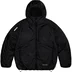 Supreme WINDSTOPPER Insulated Hooded Jacket - Black (front)