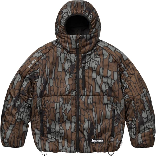 Supreme WINDSTOPPER Insulated Hooded Jacket - Mossy Oak® Trebark® Camo (front)