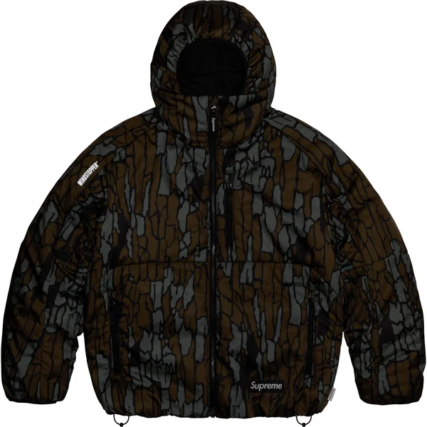 Supreme WINDSTOPPER Insulated Hooded Jacket - Mossy Oak® Trebark® Camo (front)