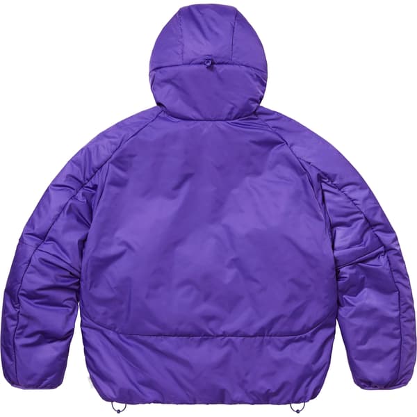 Supreme WINDSTOPPER Insulated Hooded Jacket - Purple (front)